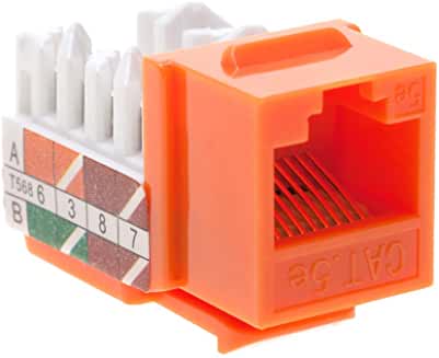 Cat5 Rj45 Connector Orange