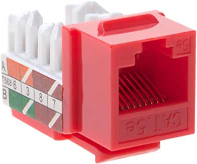 Cat5 Rj45 Connector Red